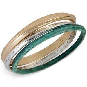 ROBERT LEE MORRIS SOHO PRISMA METAL BANGLES
